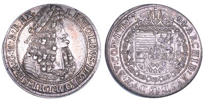 Leopold I, Taler 1704, Hall