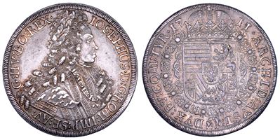 Joseph I, Taler 1711, Hall