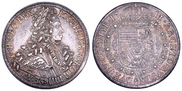 AUSTRIA. JOSEPH I, 1705-1711. Taler 1711. Hall.