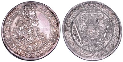 Leopold I, 1/2 Taler, Kremnitz, 1700