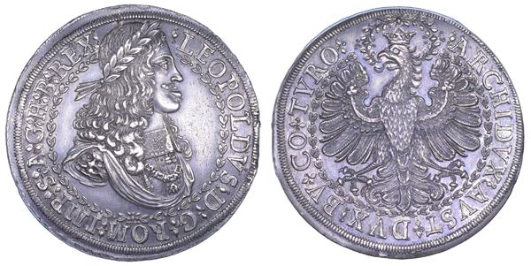 AUSTRIA. LEOPOLD I, 1657-1705. Doppeltaler. Hall.