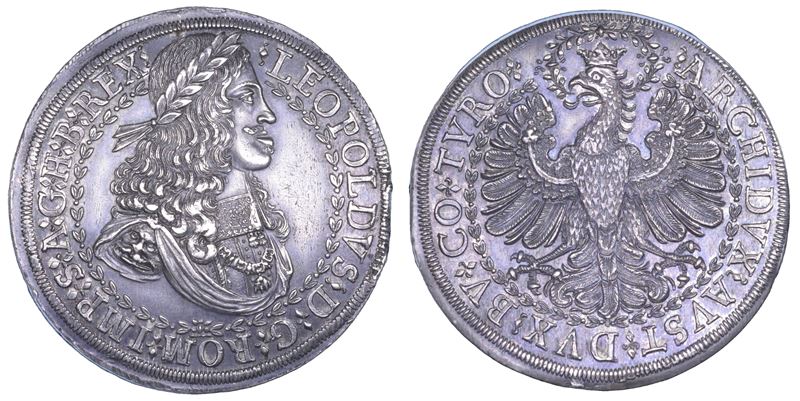 AUSTRIA. LEOPOLD I, 1657-1705. Doppeltaler. Hall.  - Asta Numismatica - Cambi Casa d'Aste