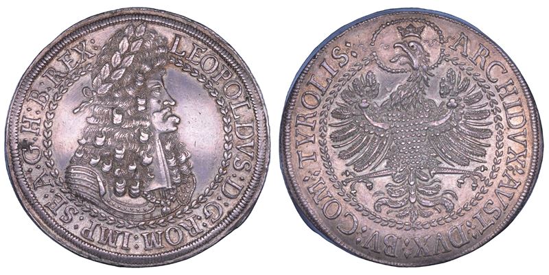 AUSTRIA. LEOPOLD I, 1657-1705. Doppeltaler. Hall.  - Asta Numismatica - Cambi Casa d'Aste