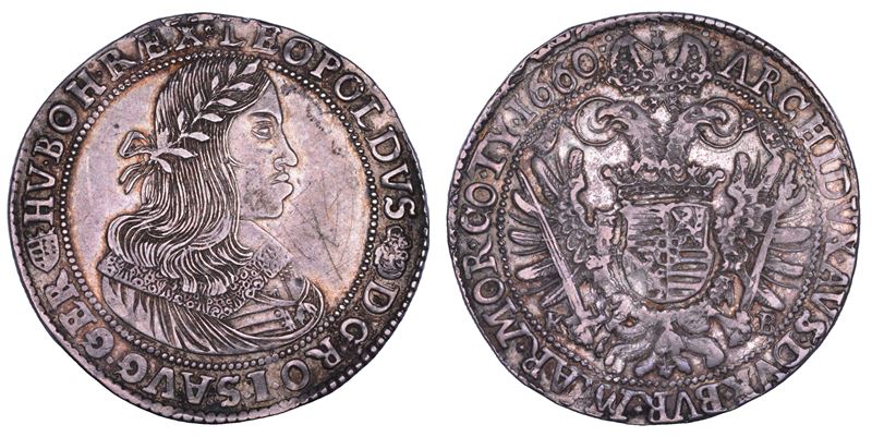 AUSTRIA. LEOPOLD I, 1657-1705. Taler 1660. Kremnitz.  - Auction Numismatics - Cambi Casa d'Aste