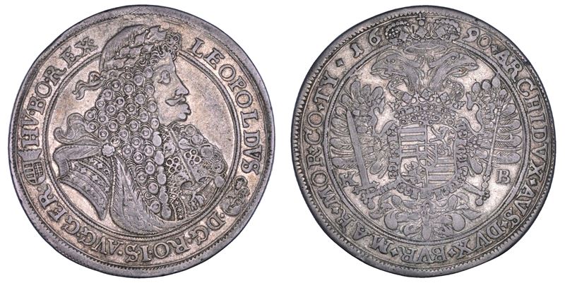 AUSTRIA. LEOPOLD I, 1657-1705. Taler 1690. Kremnitz.  - Asta Numismatica - Cambi Casa d'Aste