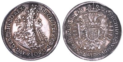 Austria. Leopold I, Taler del 1691, Kremnitz