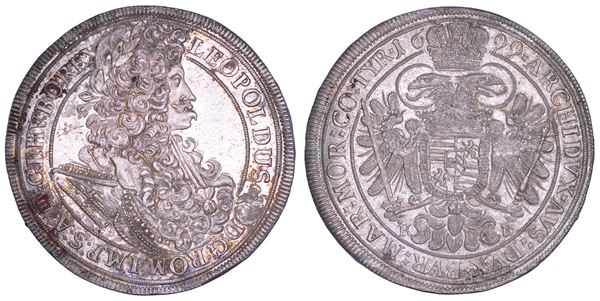 AUSTRIA. LEOPOLD I, 1657-1705. Taler 1699. Kremnitz.