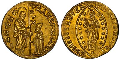 Francesco Molin, Zecchino, Venezia, 1646-1655