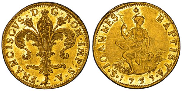 FIRENZE. FRANCESCO II DI LORENA, 1737-1765. Ruspone 1753.