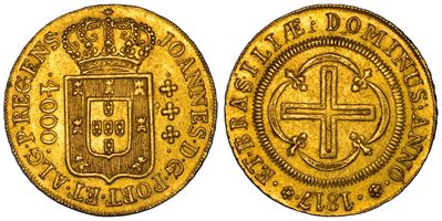 João, 4000 Reis 1817, Rio