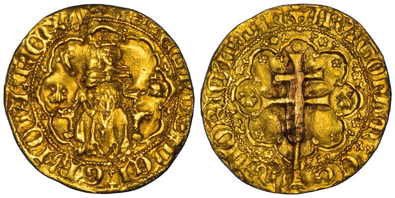 SPAGNA. PEDRO IV, 1336-1387. Real d'oro. Maiorca.  - Auction Numismatics - Cambi Casa d'Aste