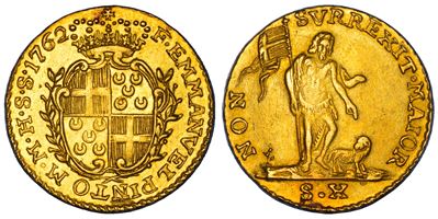 Malta, Emanuele Pinto, 10 Scudi 1762