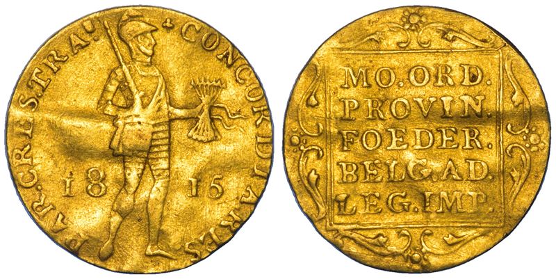 PAESI BASSI. WILLEM I, 1815-1840. Ducat 1815. Utrecht.  - Asta Numismatica - Cambi Casa d'Aste