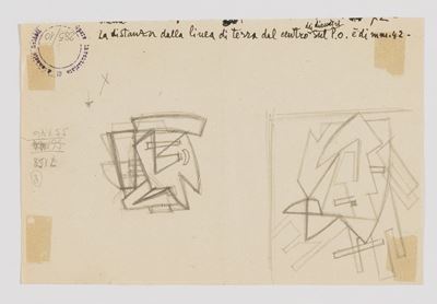 Senza titolo, tecnica mista su carta