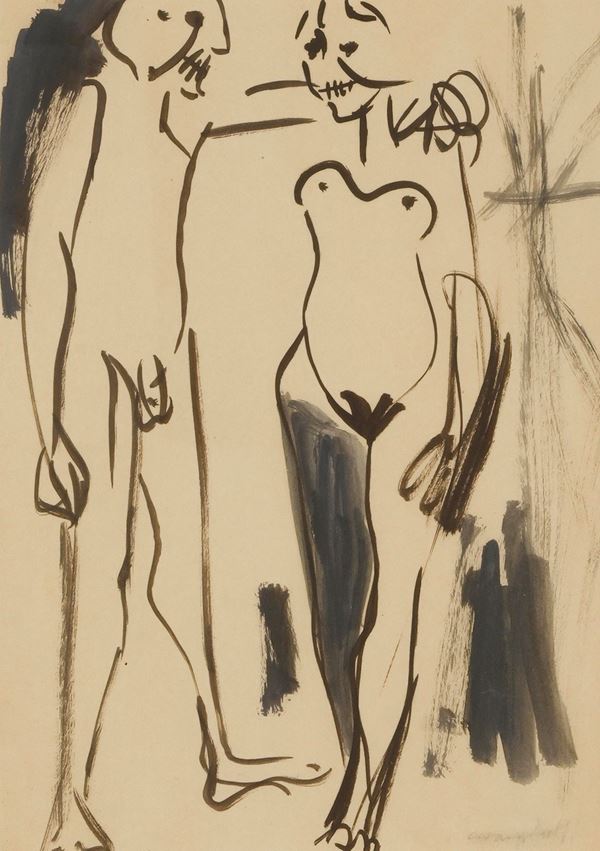 Cesare Peverelli - Due nudi, 1948