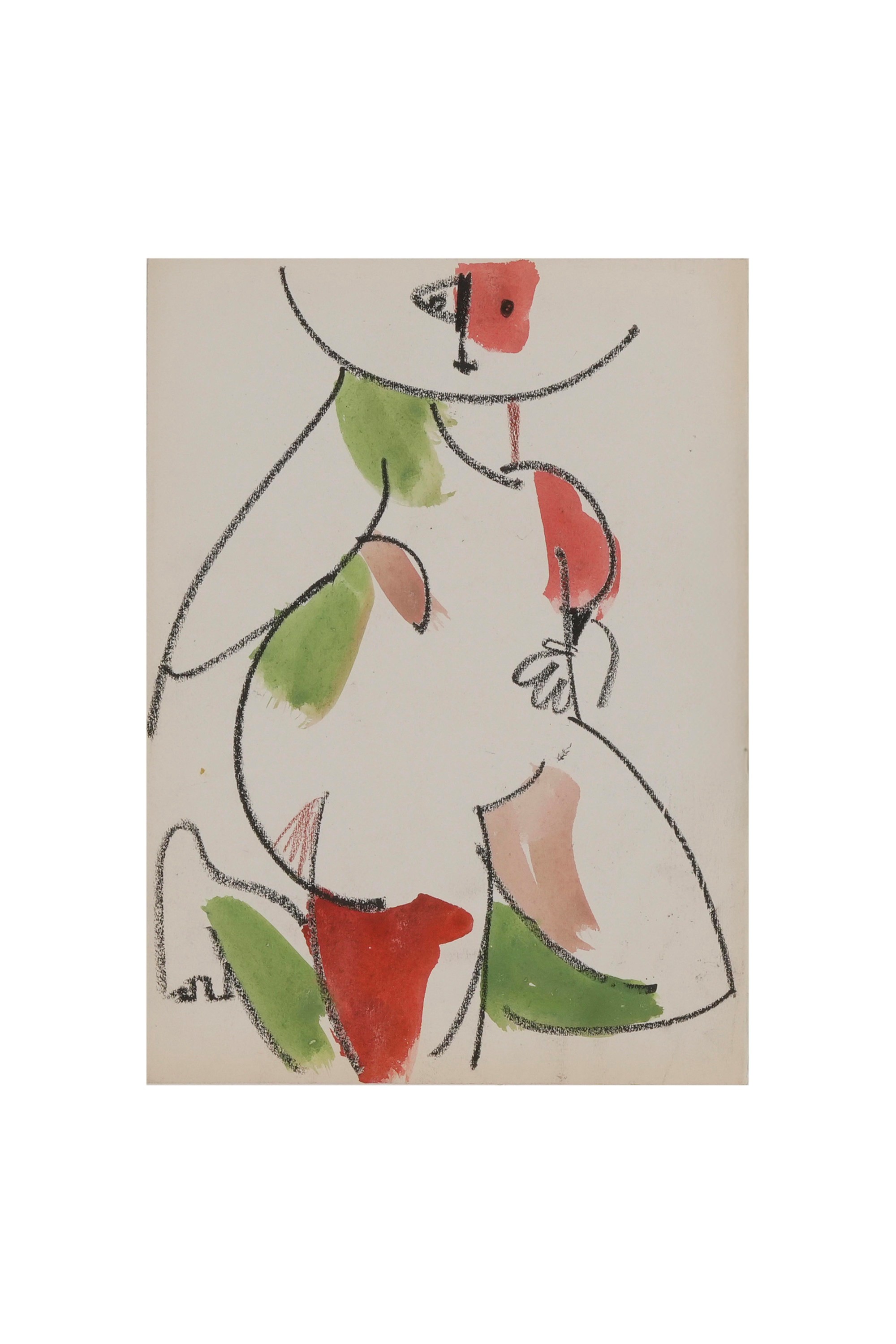 Franz Marangolo - Sei disegni, tecnica mista e pastello su carta