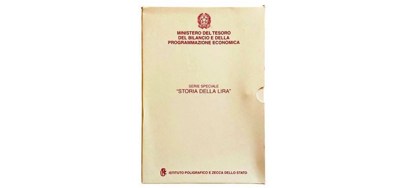 Italia 1999-2001: Serie Speciale “Storia della Lira” completa di 6 monete celebrative Fior di Con...