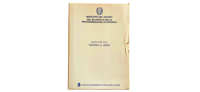 Italia 1998: Serie Speciale “Verso il 2000” completa di 2 monete d’argento celebrative Fondo Spec...