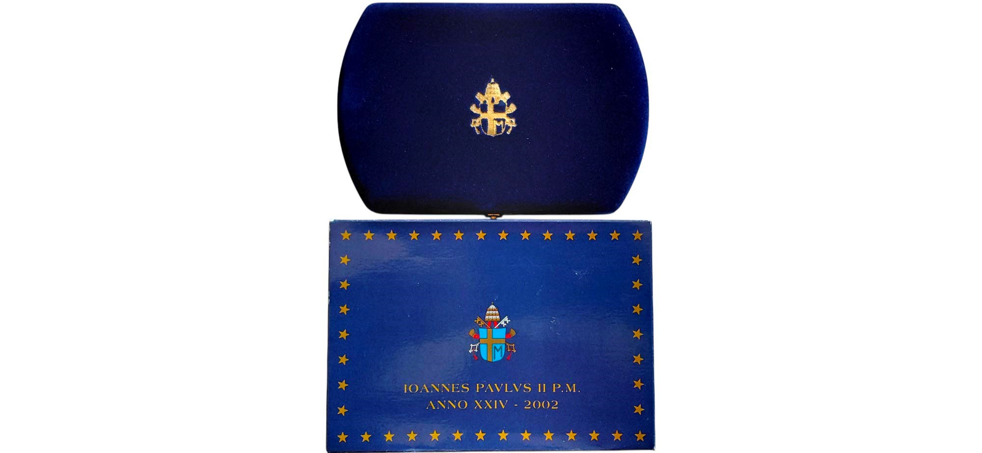 Vaticano 2002 - divisionale Euro fondo specchio.