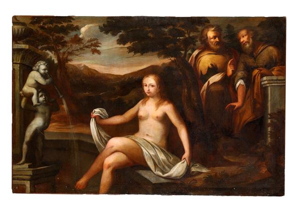 Scuola lombarda del XVII secolo Susanna e i vecchioni