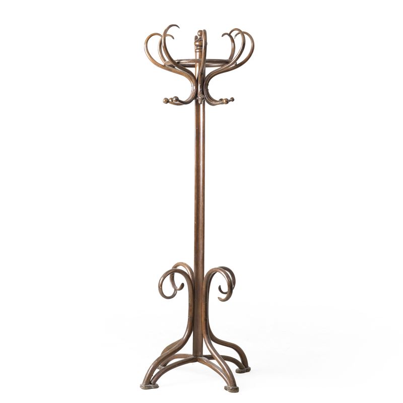 Attaccapanni in legno curvato. XX secolo  - Asta Antiquariato - Cambi Casa d'Aste