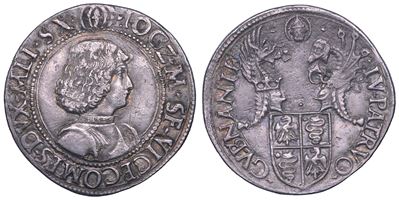 Milano, Gian Galeazzo Maria Sforza, Reggenza di Ludovico Maria Sforza, 1480-1494, Testone (Grosso...