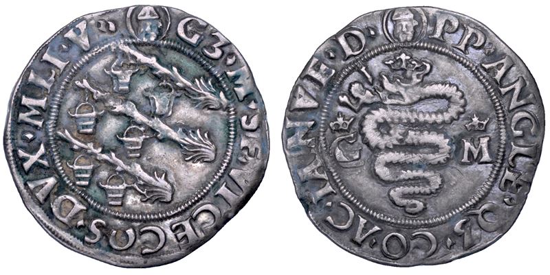 MILANO. GALEAZZO MARIA SFORZA, 1466-1476. Grosso da 5 soldi.  - Asta Numismatica - Cambi Casa d'Aste