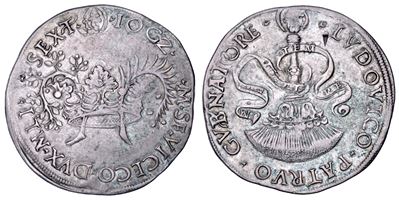 Milano, Gian Galeazzo Maria Sforza - Reggenza di Ludovico Maria Sforza, 1480-1494. Grosso da 5 so...