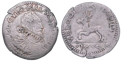 Alberico I Cybo Malaspina, Busto commemorativo, 1618