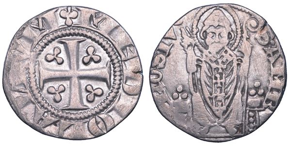 MILANO. ETA' COMUNALE, MONETE SENZA IL NOME DELL'IMPERATORE, METÀ XIII - INIZIO XIV SECOLO.  Ambrosino piccolo.