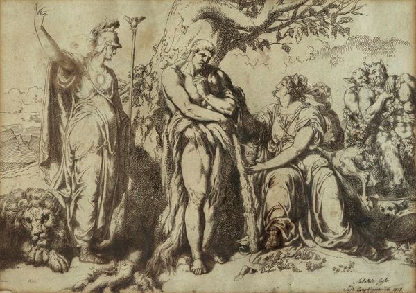 Luigi Sabatelli - Ercole al bivio