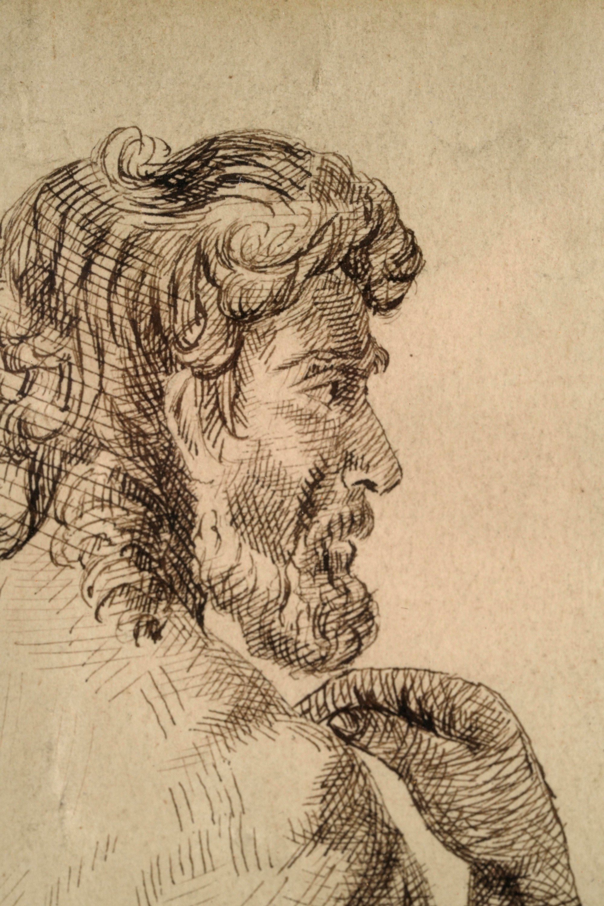 Luigi Sabatelli - Figura virile di spalle