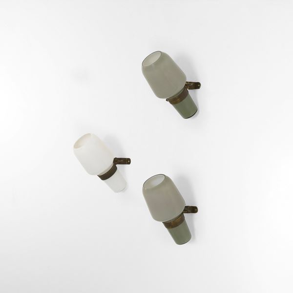 Tre lampade da parete