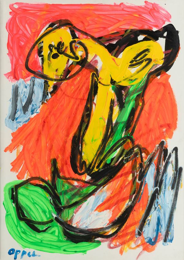 Karel Appel - Senza titolo