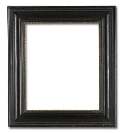 Cornice settecentesca, legno intagliato ed ebanizzato