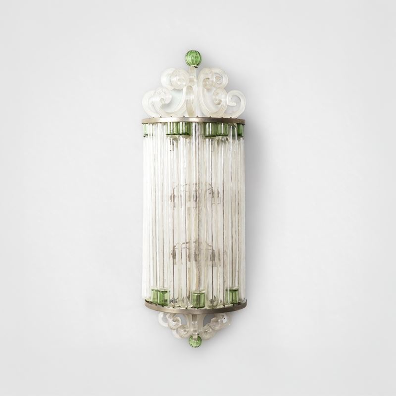 Barovier e Toso : Lampada da parete  - Asta Design Lab - Cambi Casa d'Aste