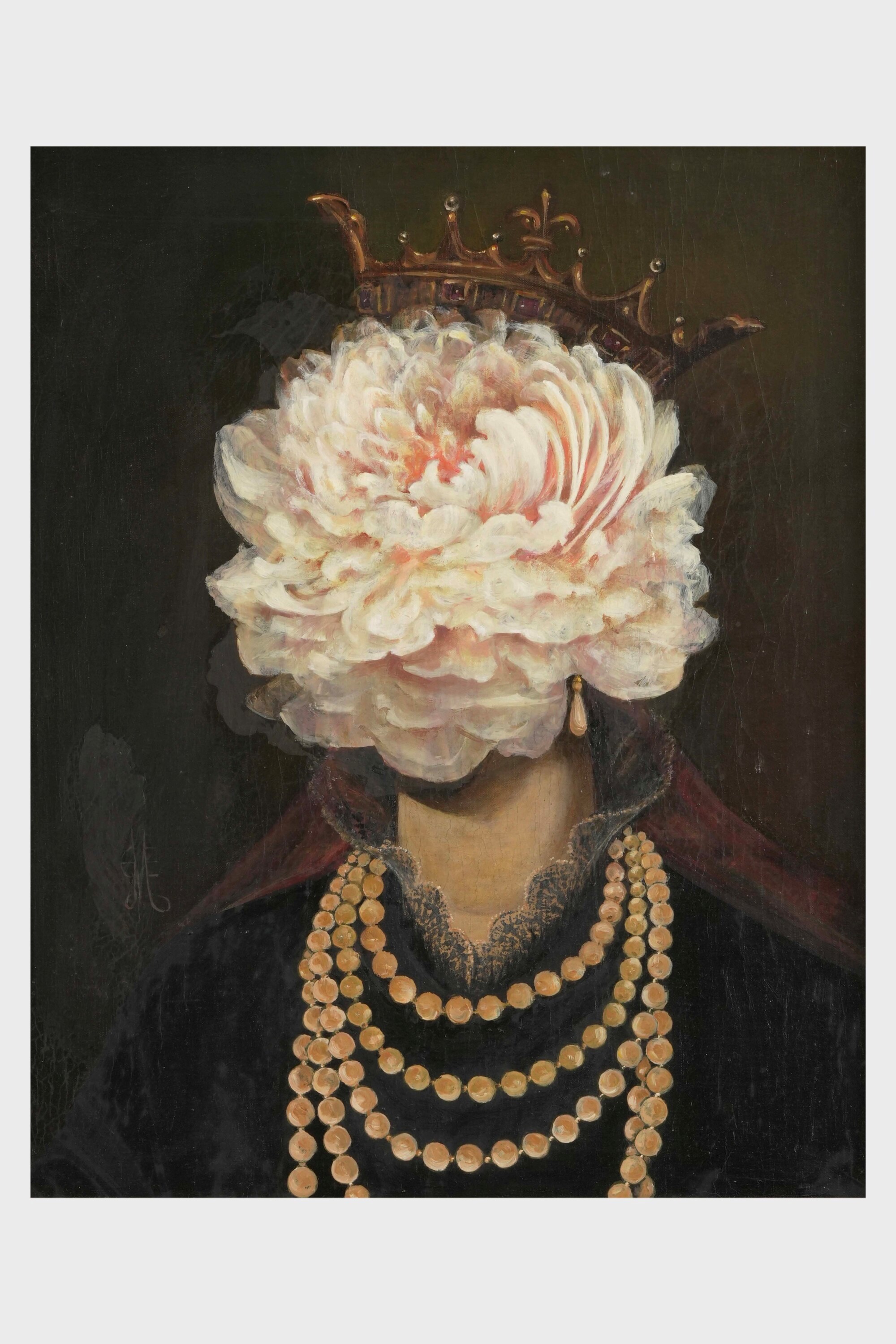 Eugenia Martinenghi, Figura allegorica, olio su tela