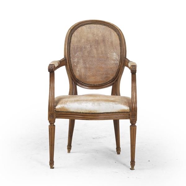 Poltrona stile Luigi XVI. XX secolo