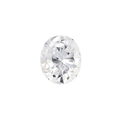 Diamante Taglio Ovale a Brillante di Ct 1.646, Colore D, Caratteristiche Interne Vvs1, Fuorescenz...