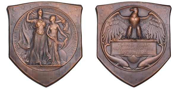 STATI UNITI - LOUISIANA PURCHASE EXIBITION 1904. Medaglia 1904.