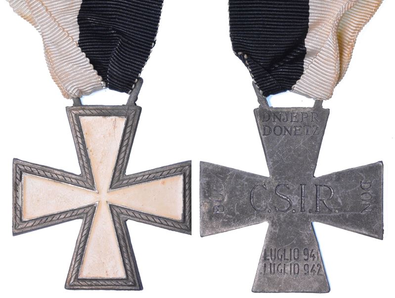 REGNO D'ITALIA. VITTORIO EMANUELE III DI SAVOIA, 1900-1946. Croce commemorativa 1942 del corpo di spedizione italiano in Russia.  - Auction Numismatics - Cambi Casa d'Aste