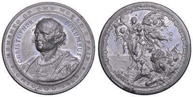 Cristoforo Colombo, Medaglia commemorativa per l'Esposizione Colombiana Mondiale di Chicago 1893