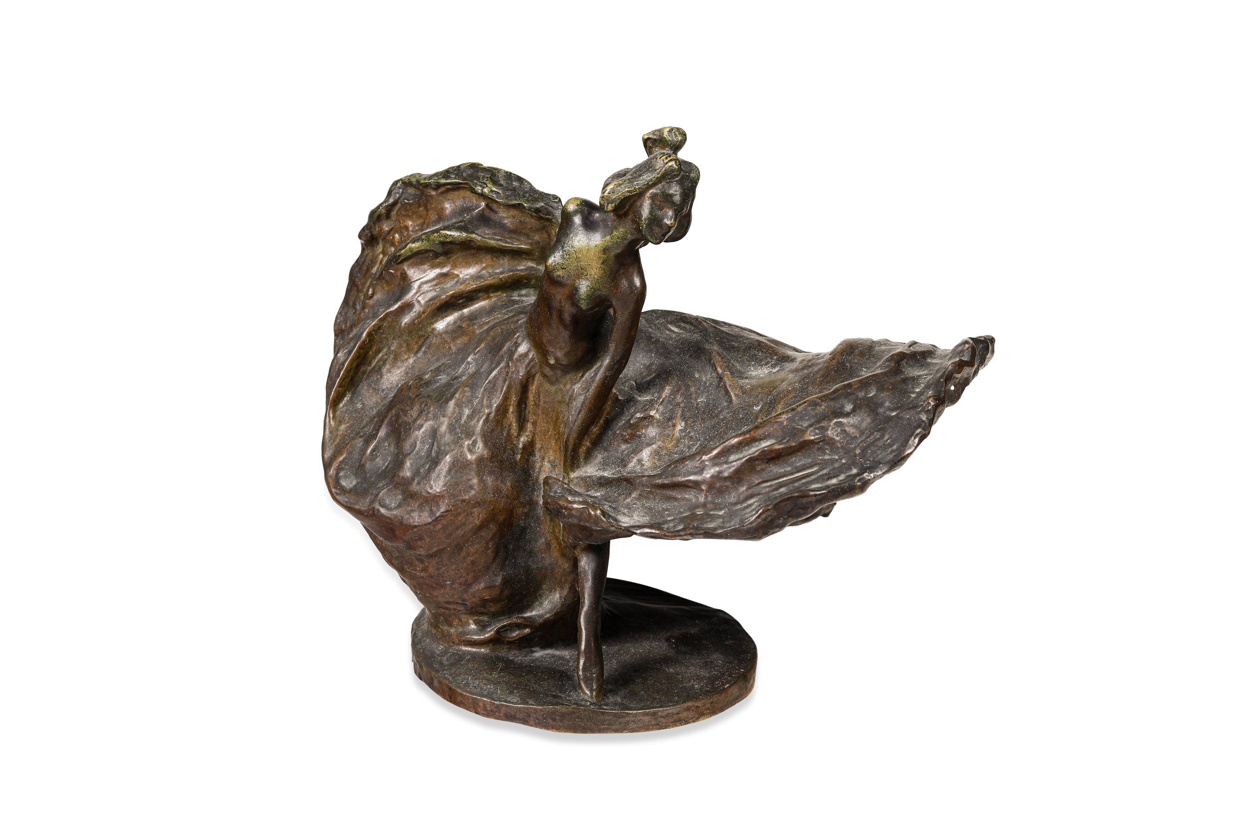 Bernhard Hoetgher - Ballerina di flamenco in bronzo fuso e patinato