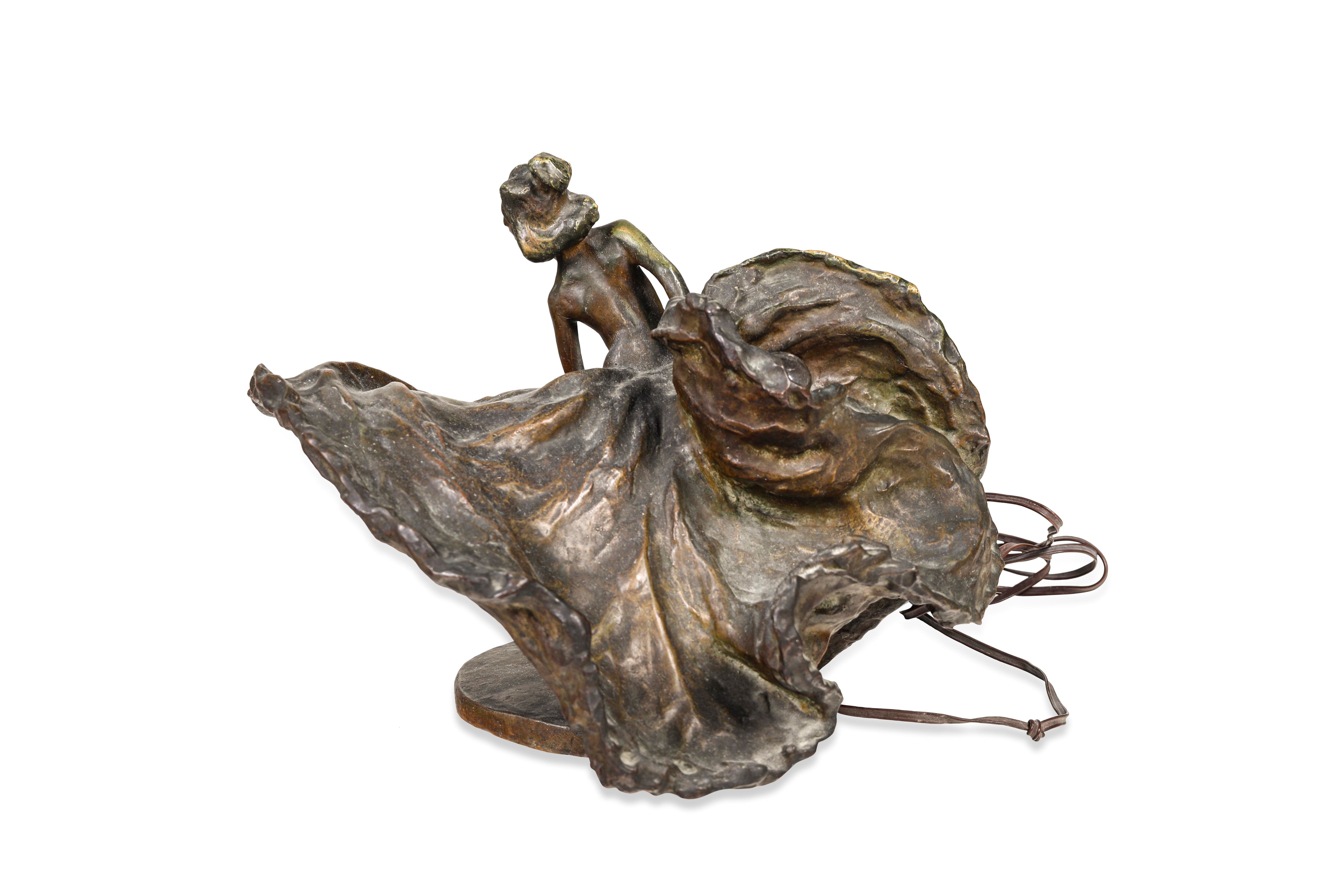 Bernhard Hoetgher - Ballerina di flamenco in bronzo fuso e patinato