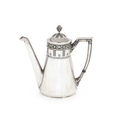 Elegante Teiera. Jugendstil, Germania, Inizi del XX Secolo