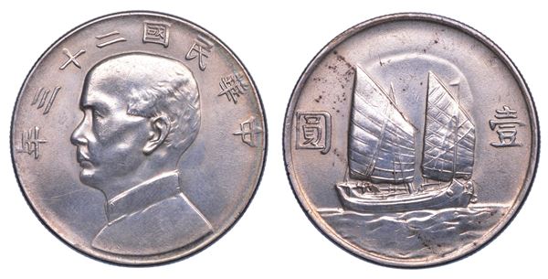 CINA. REPUBLIC, 1912-1949.   Dollar (1934).