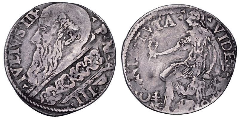 STATO PONTIFICIO. GIULIO III, 1550-1555. Giulio A. III.  - Asta Numismatica - Cambi Casa d'Aste