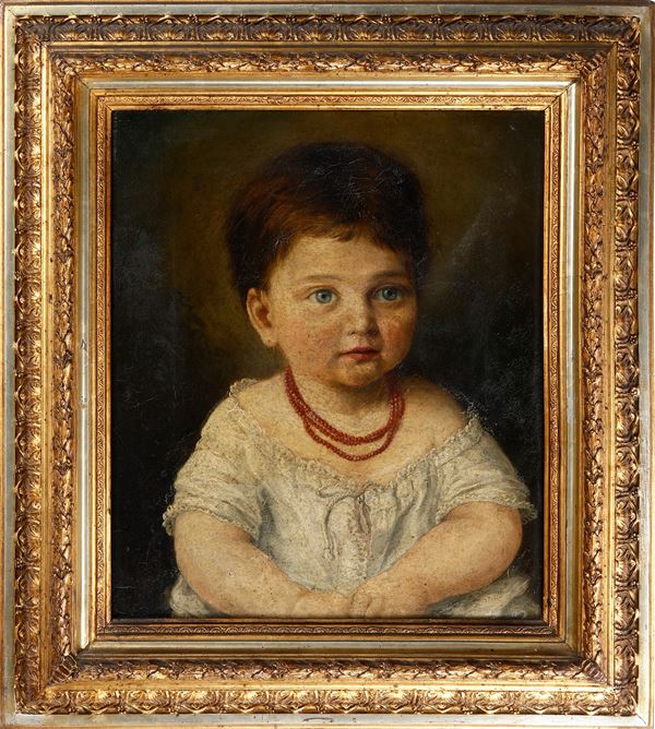 Pittore del XIX secolo Bambina
