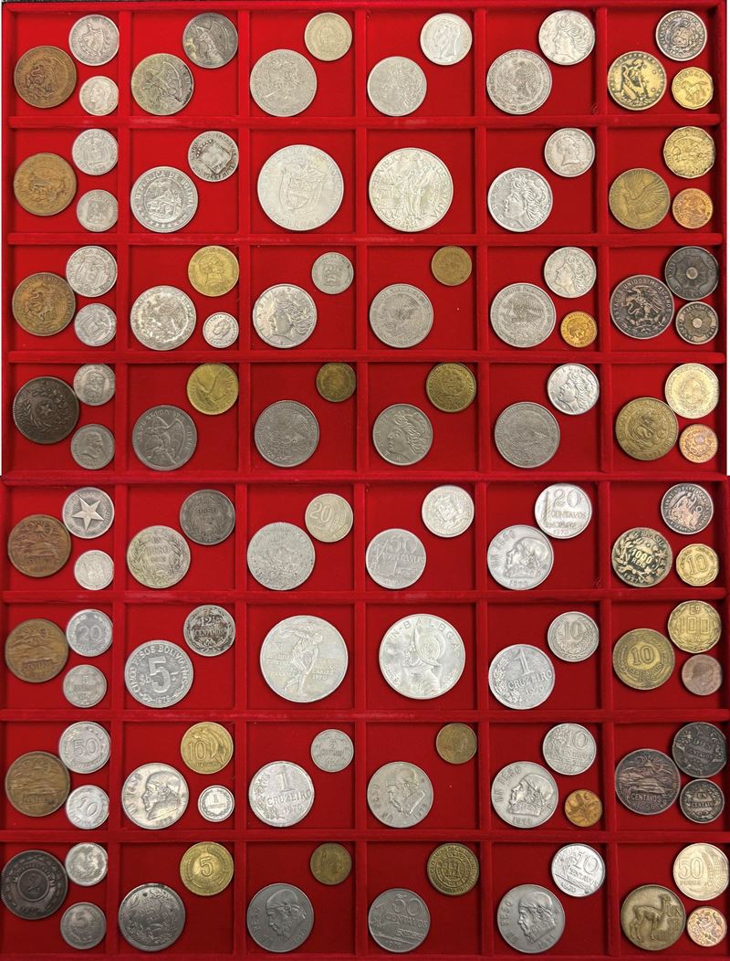 SUD AMERICA. Lotto di 56 monete.  - Auction Light Numismatics - Cambi Casa d'Aste