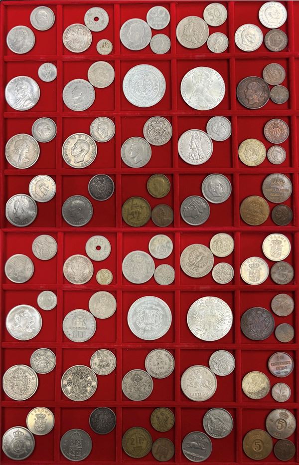 EUROPA. Lotto di 46 monete.